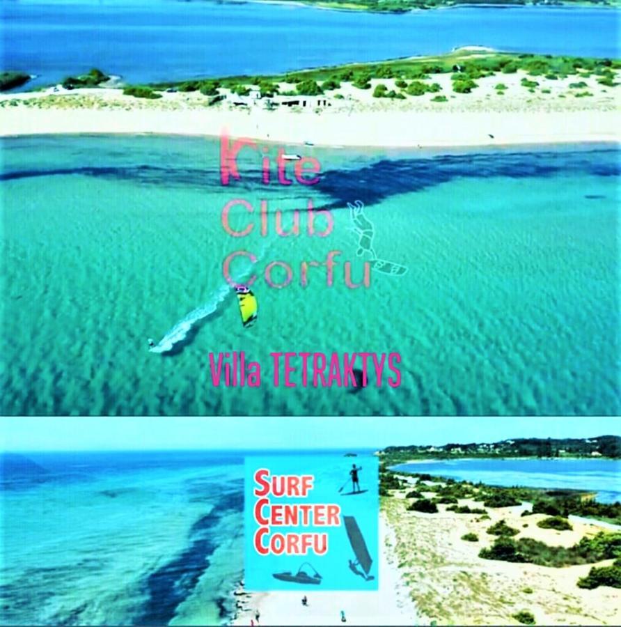 Tetraktys Estate Beachside Υδωρ Agios Matthaios  Exterior photo
